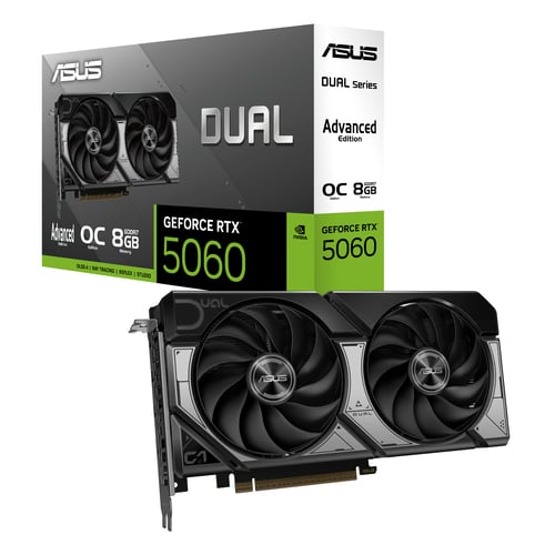 Asus Asus Dual GeForce RTX 5060 8GB OC Edition Advanced