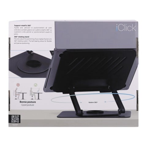 iClick Support notebook - Gris - Accessoire PC portable T'nB - 3