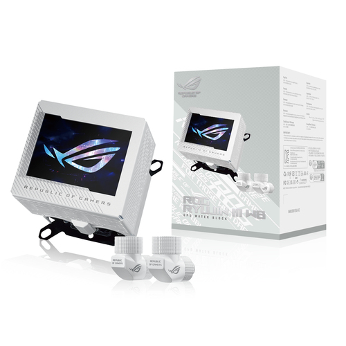 Asus ROG RYUJIN III White - Waterblock CPU  (90RC00V2-M0UAY0) - Achat / Vente Accessoires watercooling sur Cybertek.fr - 6