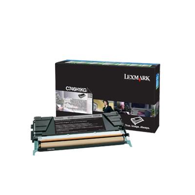 0C734A1KG Toner BK LRP 6000 P pour imprimante Laser Lexmark - 0