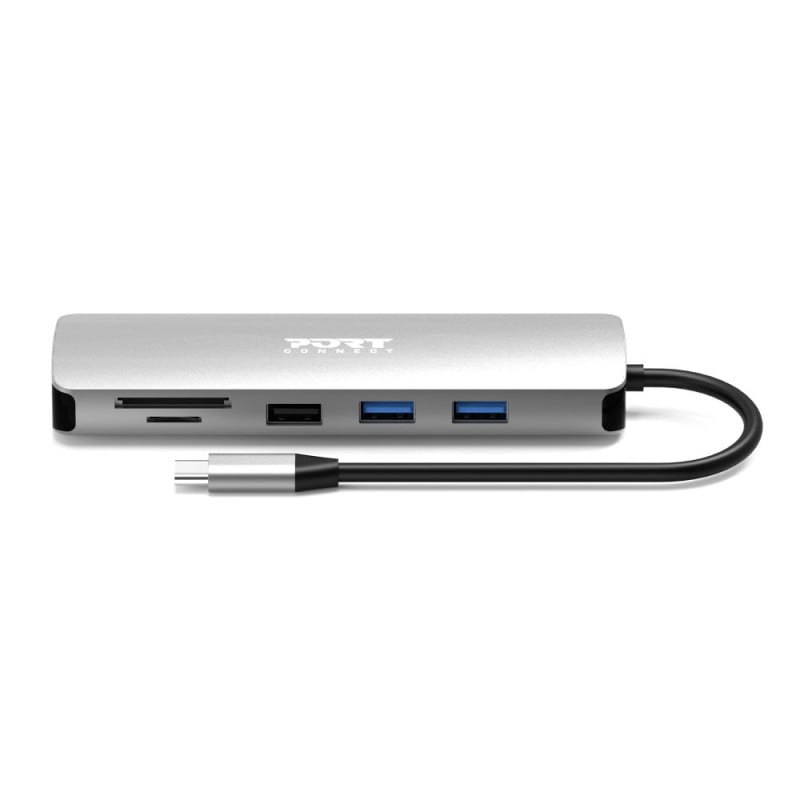 DOCKING TYPE C 9IN1 1x4K HDMI 85W# - Accessoire PC portable Port - 7