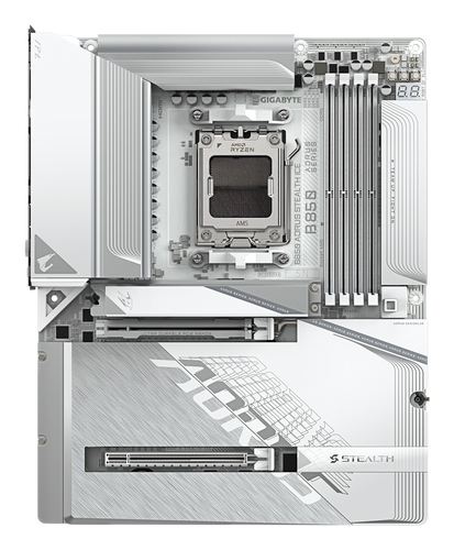 Gigabyte B850 AORUS STEALTH ICE ATX  - Carte mère Gigabyte - 1