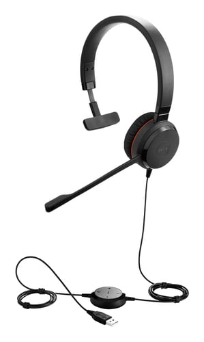 Jabra Evolve 30 II UC Mono Noir - Micro-casque - Cybertek.fr - 3