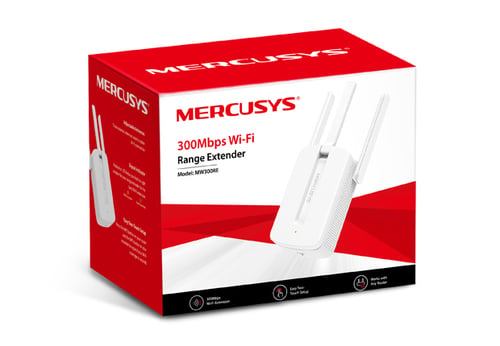 Mercusys MW300RE - Wifi N300 - Blanc - Cybertek.fr - 2