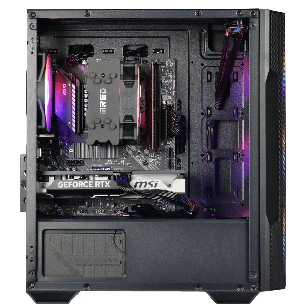 Cybertek LITTLE RAPTOR - R5-5500/5060Ti-8G/16Go/500Go (PCG-10603145) - Achat / Vente PC Fixe sur Cybertek.fr - 1