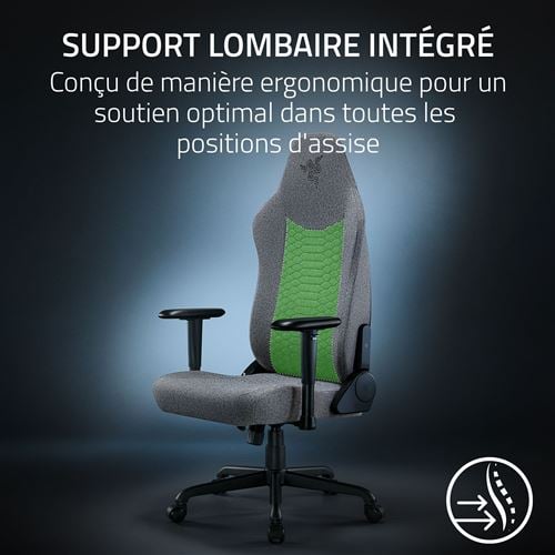 Razer Iskur V2 NewGen Gris - Siège PC - Cybertek.fr - 2