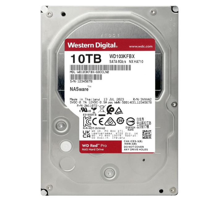 WD WD103KFBX  5900 Tr/min - Disque dur 3.5" interne - Cybertek.fr - 1
