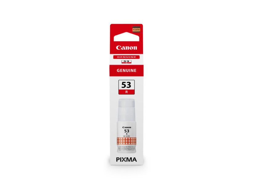 Bouteille d'encre rouge GI-53R pour imprimante Jet d'encre Canon - 0