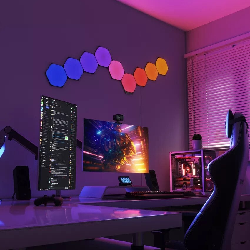 Nanoleaf Shapes Black Hexagons Pack Expansion - 3 pièces (NL42-0101HX-3PK) - Achat / Vente Objet connecté / Domotique sur Cybertek.fr - 2