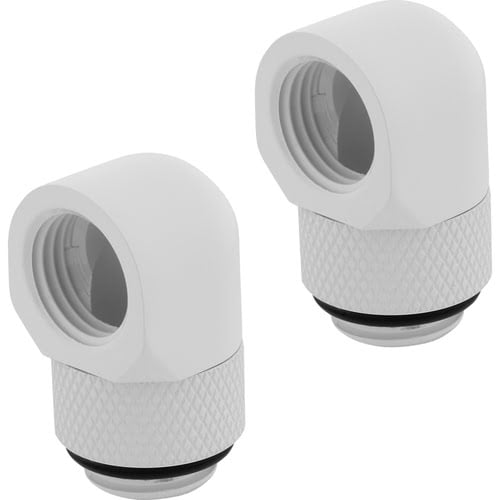Corsair Pack de 2 Fitting coudé 90° Blanc G1/4 - CX-9055014-WW (CX-9055014-WW) - Achat / Vente Accessoires watercooling sur Cybertek.fr - 2