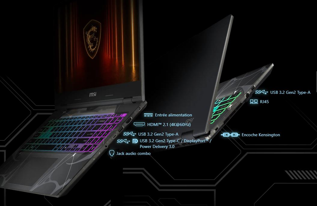 MSI 9S7-15Q342-1267 - PC portable MSI - Cybertek.fr - 4