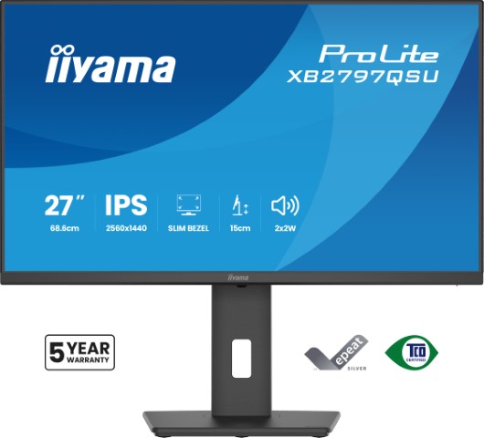Iiyama 27 pouces  XB2797QSU-B1 - Ecran PC Iiyama - Cybertek.fr - 1