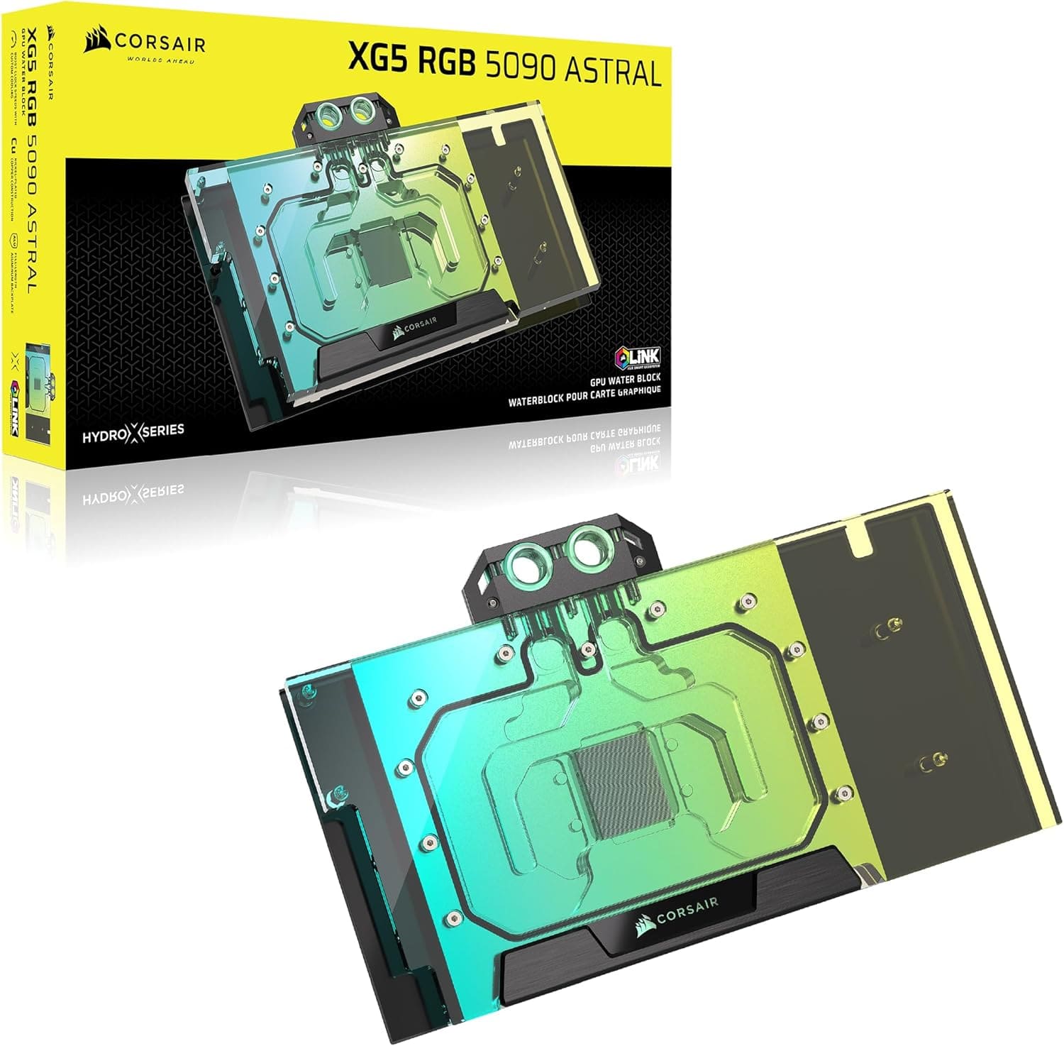 Corsair Waterblock GPU Hydro X Series XG5 RGB 5090 ASTRAL (CX-9021004-WW) - Achat / Vente Accessoires watercooling sur Cybertek.fr - 0