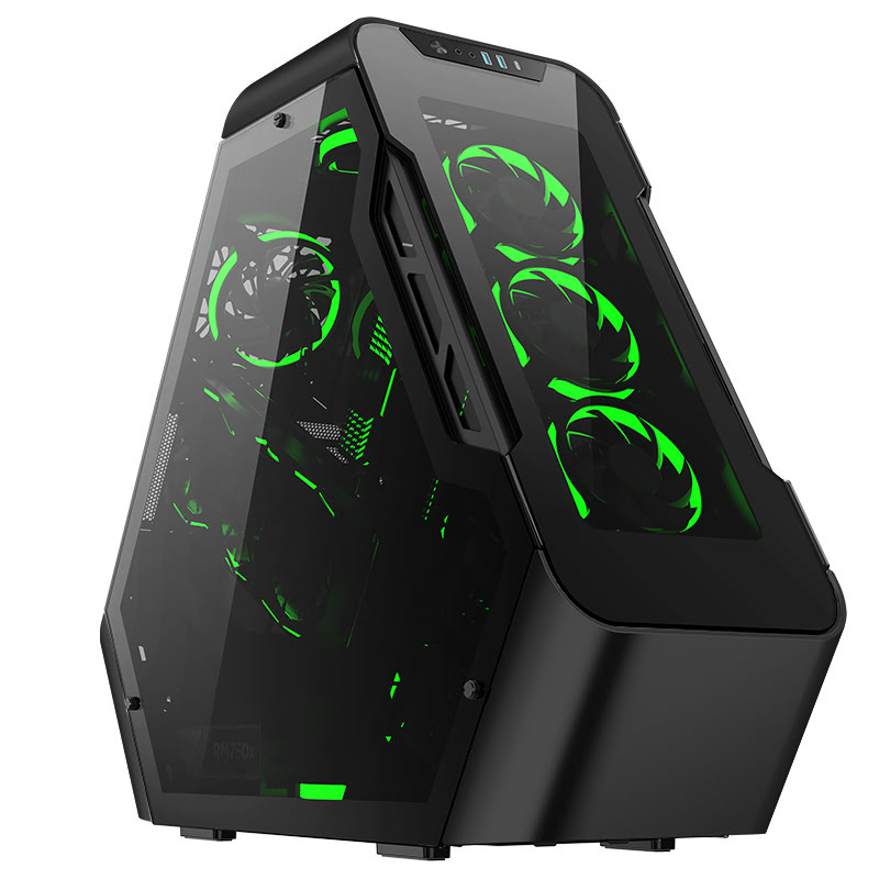 Jonsbo TR03-G Showcase TG Black Noir - Boîtier PC Jonsbo - 0