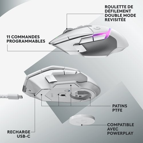 Logitech G502 X Plus - Souris PC Logitech - Cybertek.fr - 14