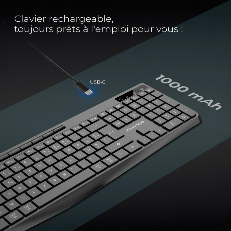 Advance R-Type Wireless - Clavier PC Advance - Cybertek.fr - 5