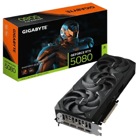 RTX 5080 WINDFORCE SFF 16G+MPG A1000GS PCIE5 Noir - Cybertek.fr - 2
