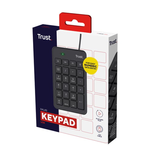 Trust Pavé numérique XALAS - Clavier PC Trust - Cybertek.fr - 2