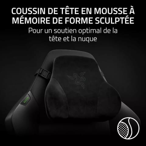 Razer Iskur V2 NewGen Noir - Siège PC - Cybertek.fr - 4