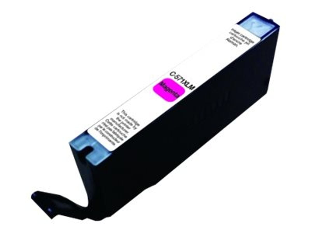 Cartouche CL-571XLM Magenta pour imprimante Jet d'encre Compatible Canon - 0