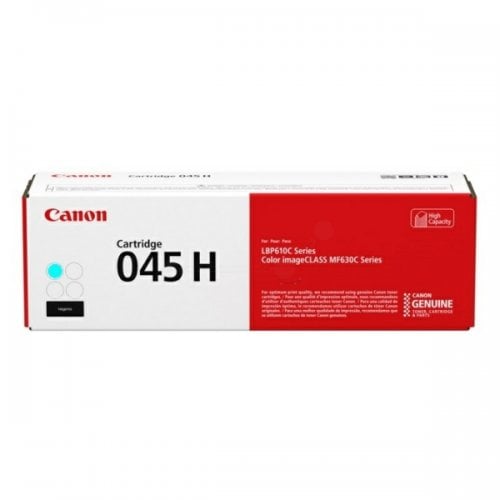 Toner Cyan Grande Capacité 045 HC - 1245C002 pour imprimante Laser Canon - 0