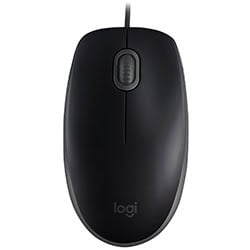 Souris PC Logitech B110 Silent - Filaire - Noir Cybertek