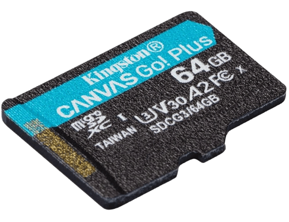 Kingston Micro SDHC 64Go Class 10 A2 V30 + Adapt - Carte mémoire - 2