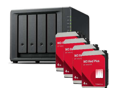 Synology DS425+ - 4 Baies avec 4 disques de 4To RED Plus - Serveur NAS - 0
