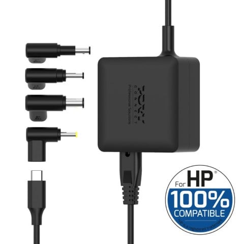 Port  Alimentation secteur GaN 65W pour HP - 4 embouts (904065HPEU) - Achat / Vente Chargeur sur Cybertek.fr - 5