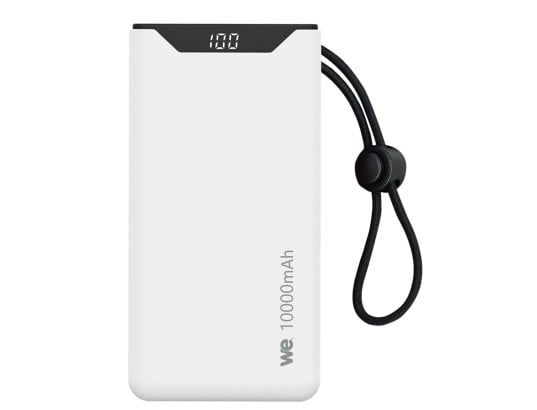 WE Externe 18W 10 000 mAh 2 ports USB A/USB C Blanc (WEBATT10000USBAUSBCB) - Achat / Vente Batterie Externe  sur Cybertek.fr - 0