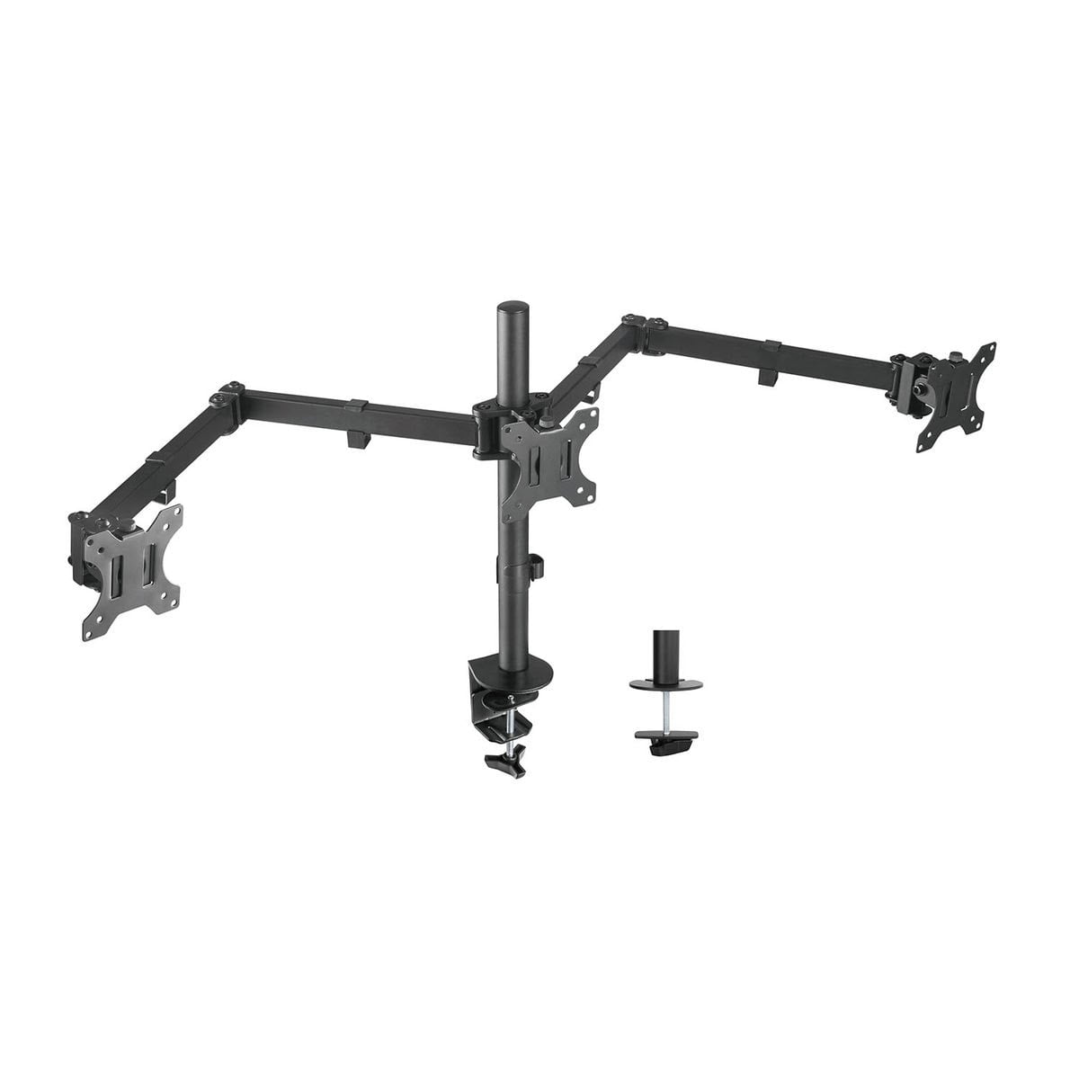 Support bureau 3 écrans 13" à 27" VESA 100x100  - Accessoire écran - 2