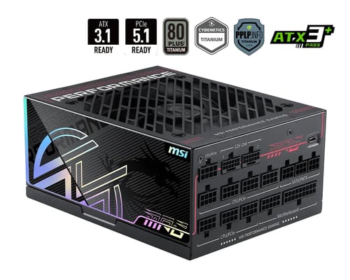 MSI 80+ Titanium (1300W) - Alimentation MSI - Cybertek.fr - 1