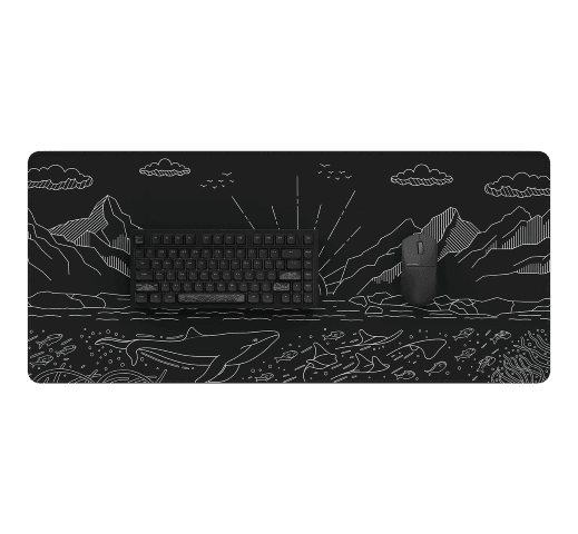 Dark Project Terra Nostra - XL/Noir - Tapis de souris - 1
