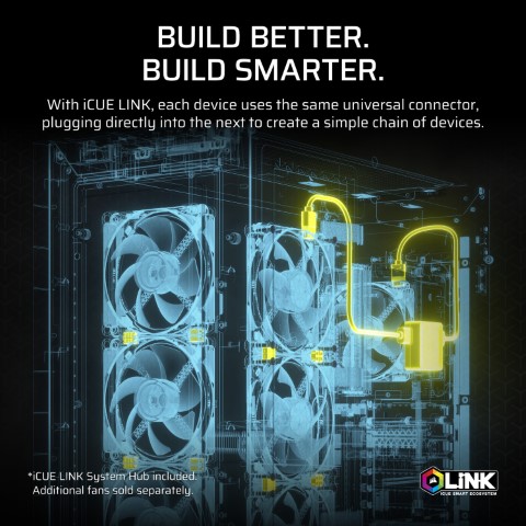 Corsair iCUE LINK TITAN - 240 RX RGB AIO/240mm - Blanc - Watercooling - 1