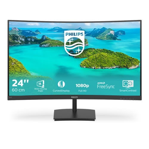 Philips 24 pouces  241E1SCA/00-TBE - Ecran PC Philips - 0