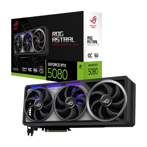 Asus ROG Astral GeForce RTX 5080 16GB GDDR7 OC Edition - Carte graphique - 0