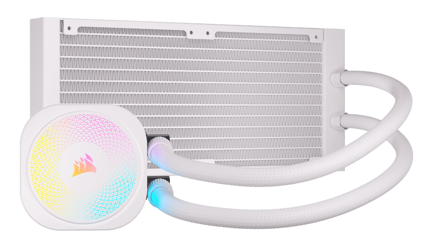Corsair iCUE LINK TITAN - 240 RX LCD AIO/240mm - Blanc - Watercooling - 9