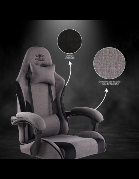 Spirit Of Gamer ARENA DARK GREY Noir/Gris - Siège PC - Cybertek.fr - 5