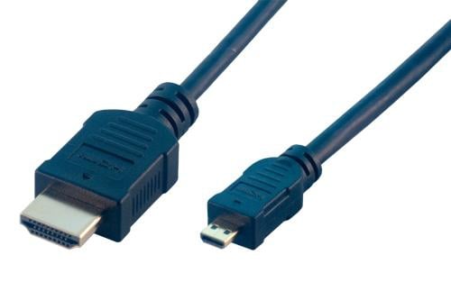 Câble HDMI vers m-HDMI Highspeed+Ethernet m/m - 2m - 0