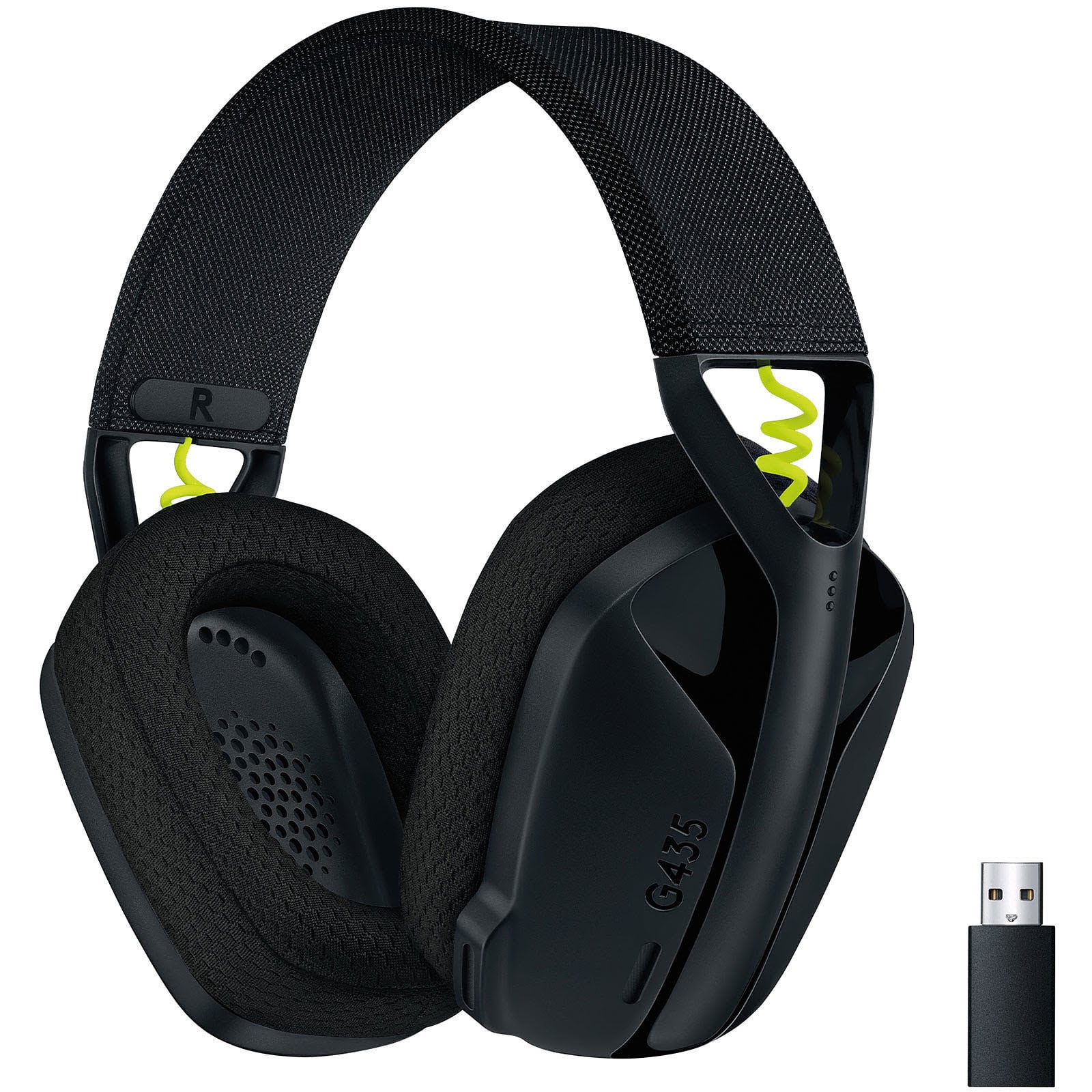Logitech G435 Lightspeed Stereo Noir - Micro-casque - Cybertek.fr - 0