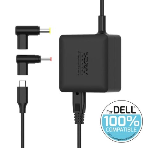 Port Alimentation GaN 65W pour DELL - 2 embouts - Noir (904065DEEU) - Achat / Vente Chargeur sur Cybertek.fr - 0